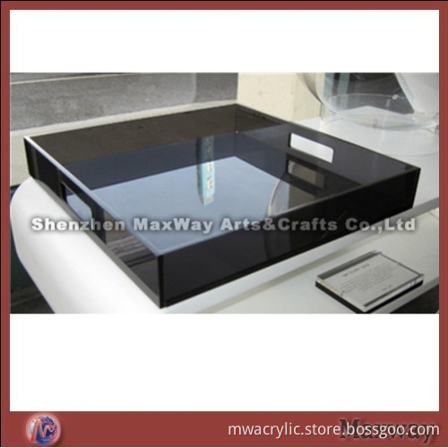 Boom Black Eco-friendly Hot Plexiglass Food/Fruit Tray